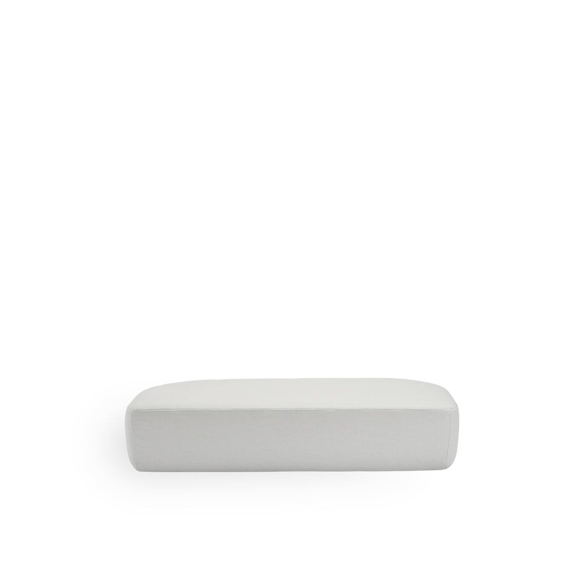 Bild von Seat cushion | Charlottenborg Exterior 2-Seater Sofa präsentiert mit weißem Stoff