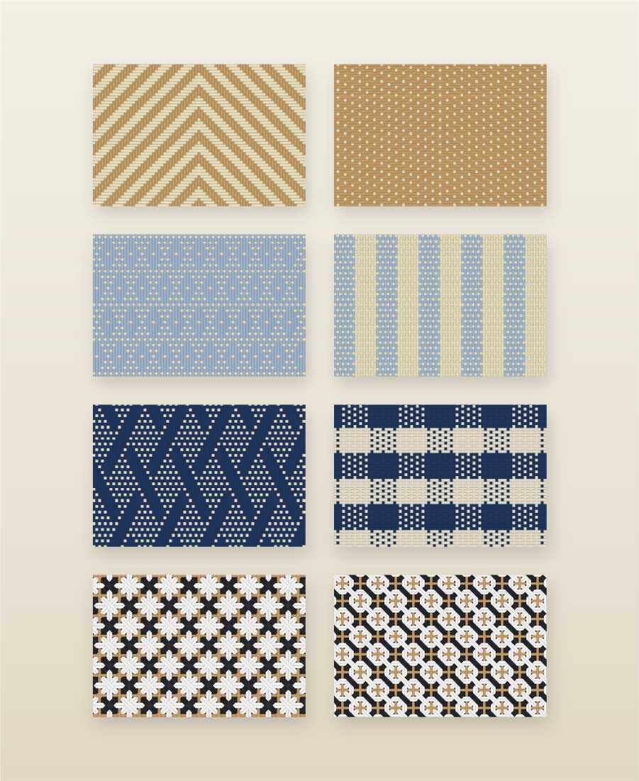 Custom Weave Styles Kachel mit Link zum Custom Weave Styles Bereich