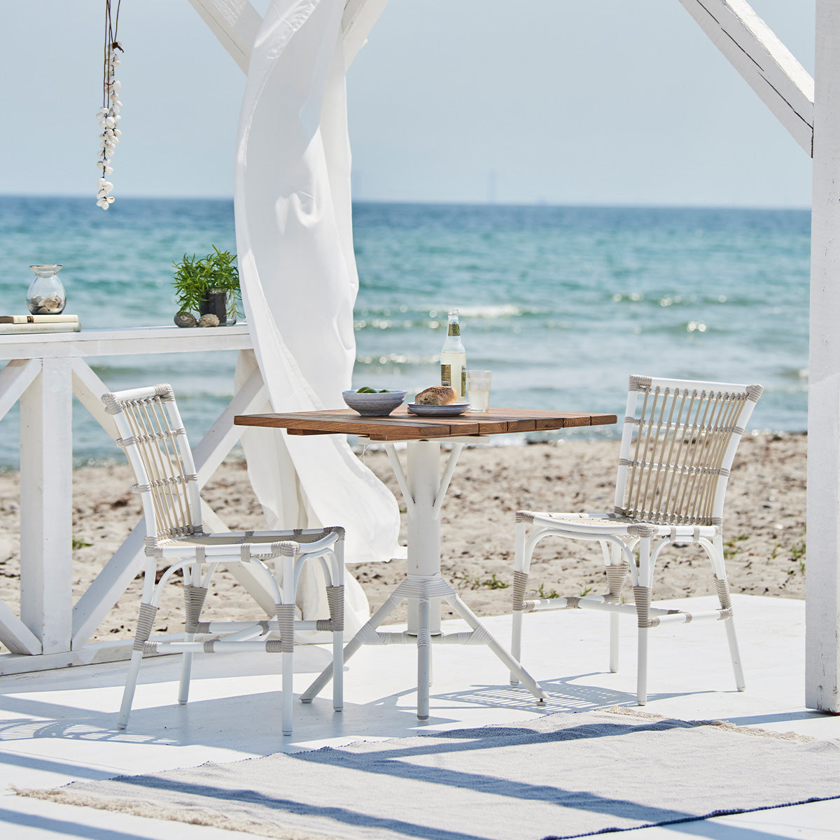 Nicole Café Tisch | Teak 70x70 cm