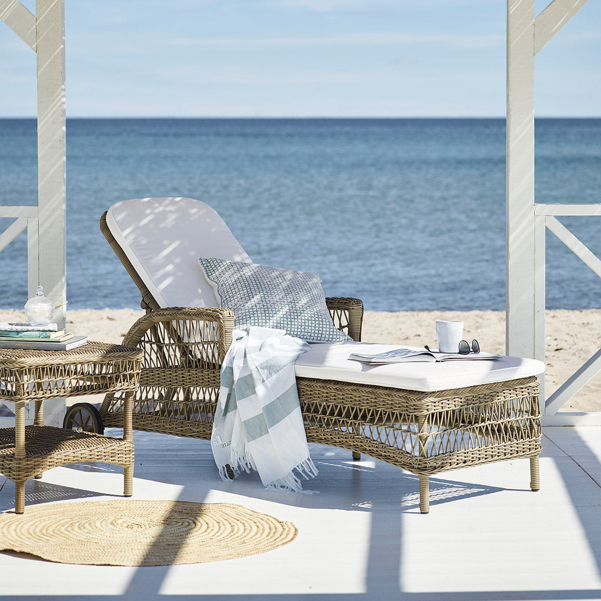 Sitz- und Rückkissen | Daisy Exterior Liegestuhl