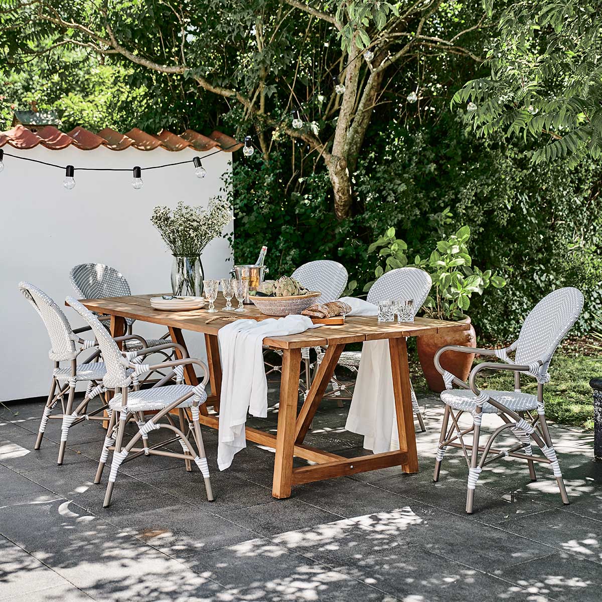 Isabell Exterior Stuhl m/Armlehne