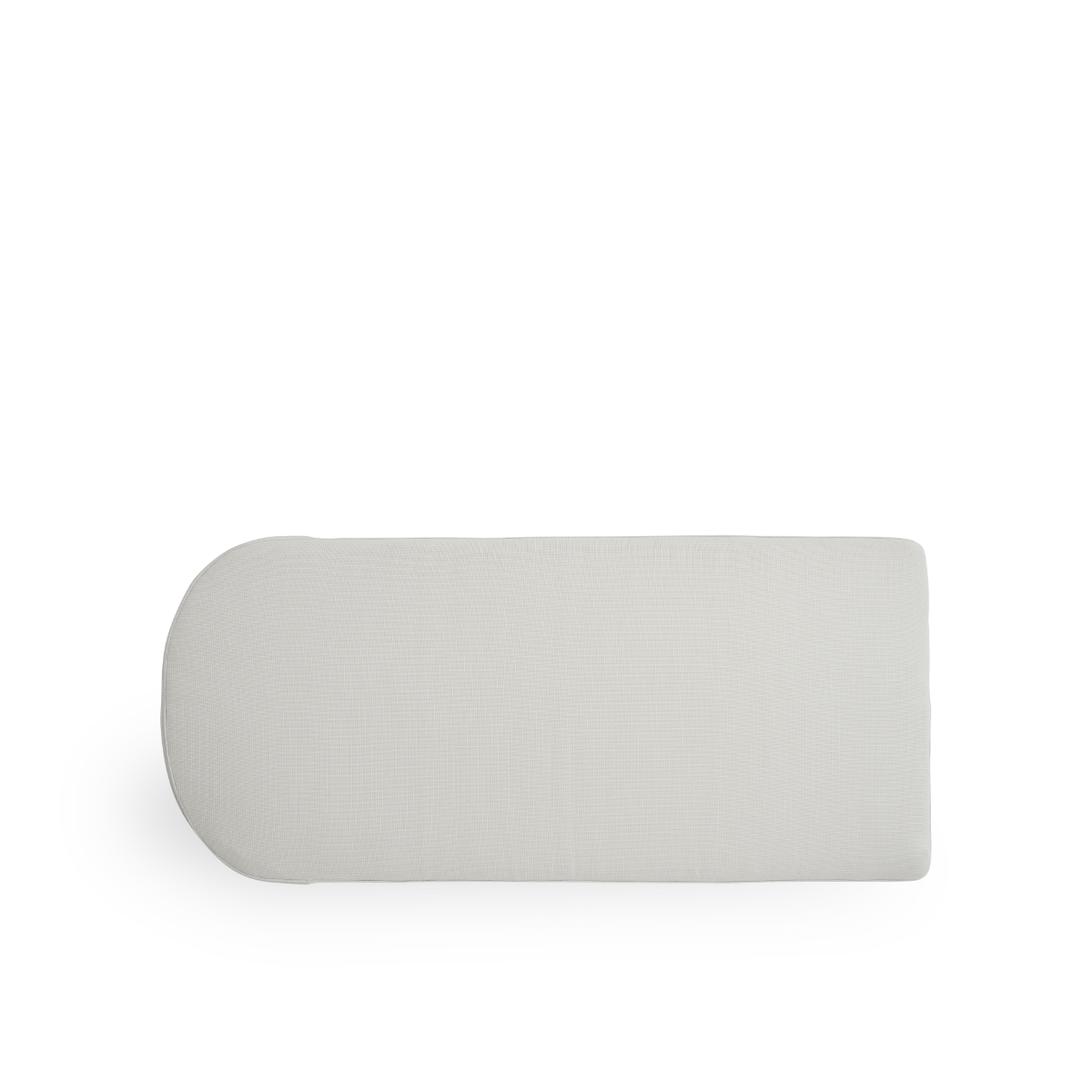Bild von Seat cushion | Olivia Exterior Chaiselounge präsentiert mit weißem Stoff