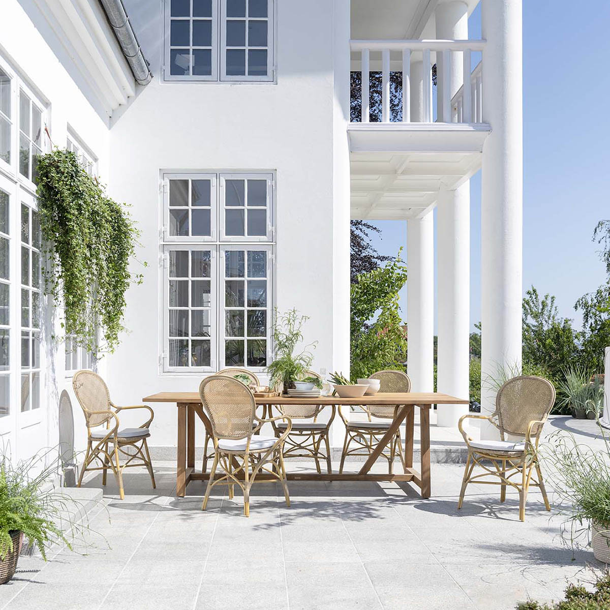 Rossini Exterior Stuhl m/Armlehne