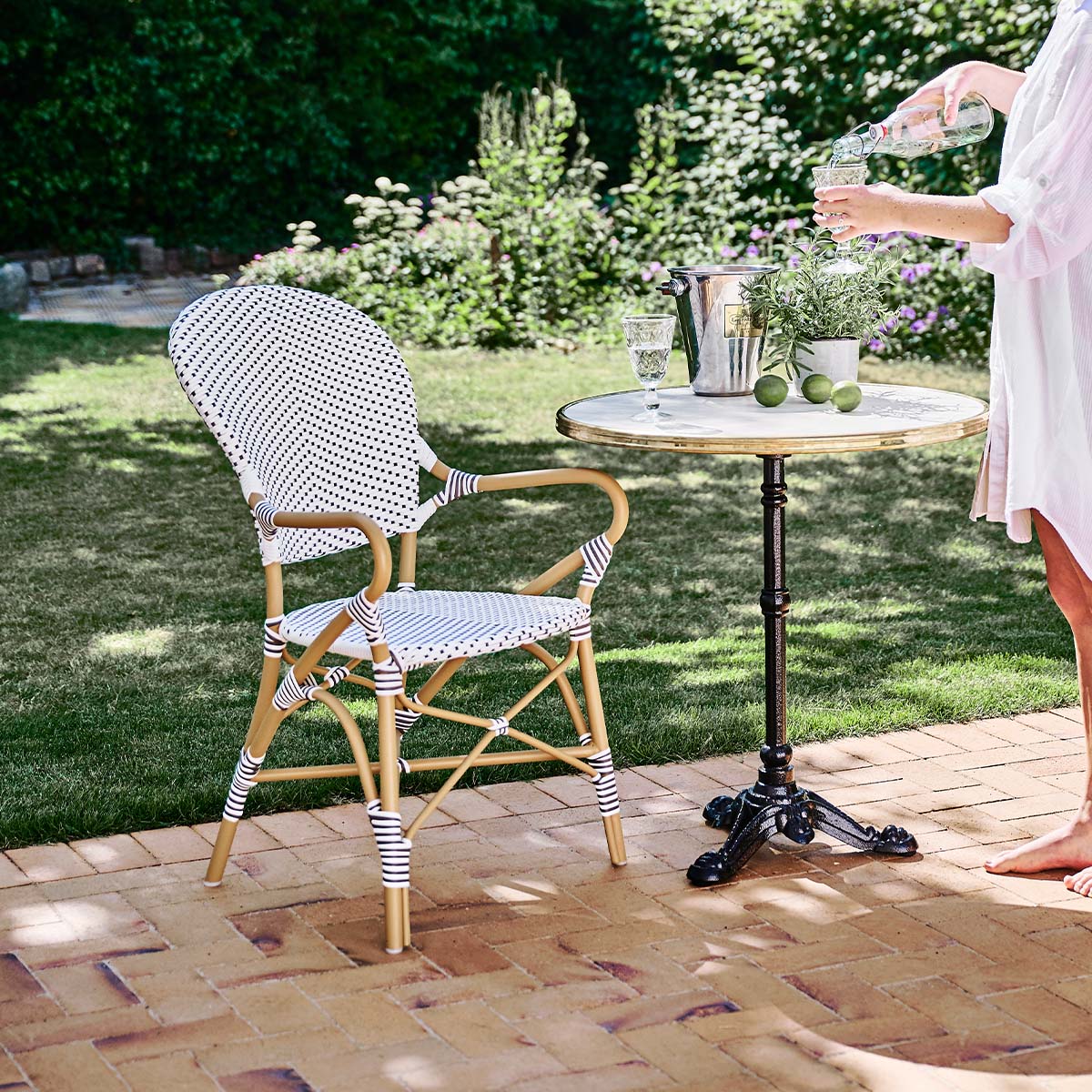 Lyon Café Tisch | Versalite Marmor