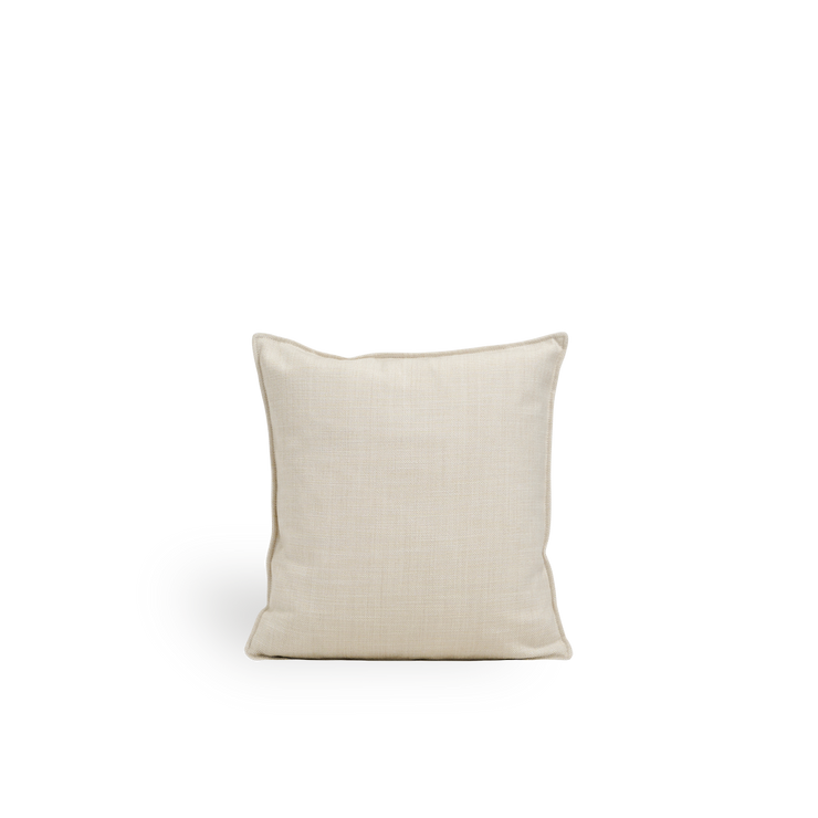Bild von Back cushion | Tulip Lounge Chair präsentiert mit beigefarbenem Stoff