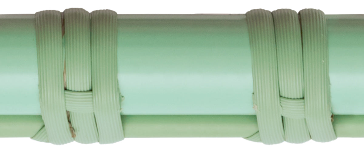Mint green (blasses Salbeigrün) Aluminium-Rahmen mit passender ArtFibre-Webung — Sonderfarbe für Sika-Design Exterior-Möbel