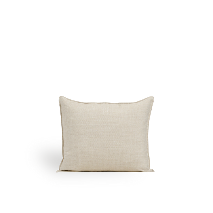Bild von Back cushion | Madame Lounge Chair präsentiert mit beigefarbenem Stoff