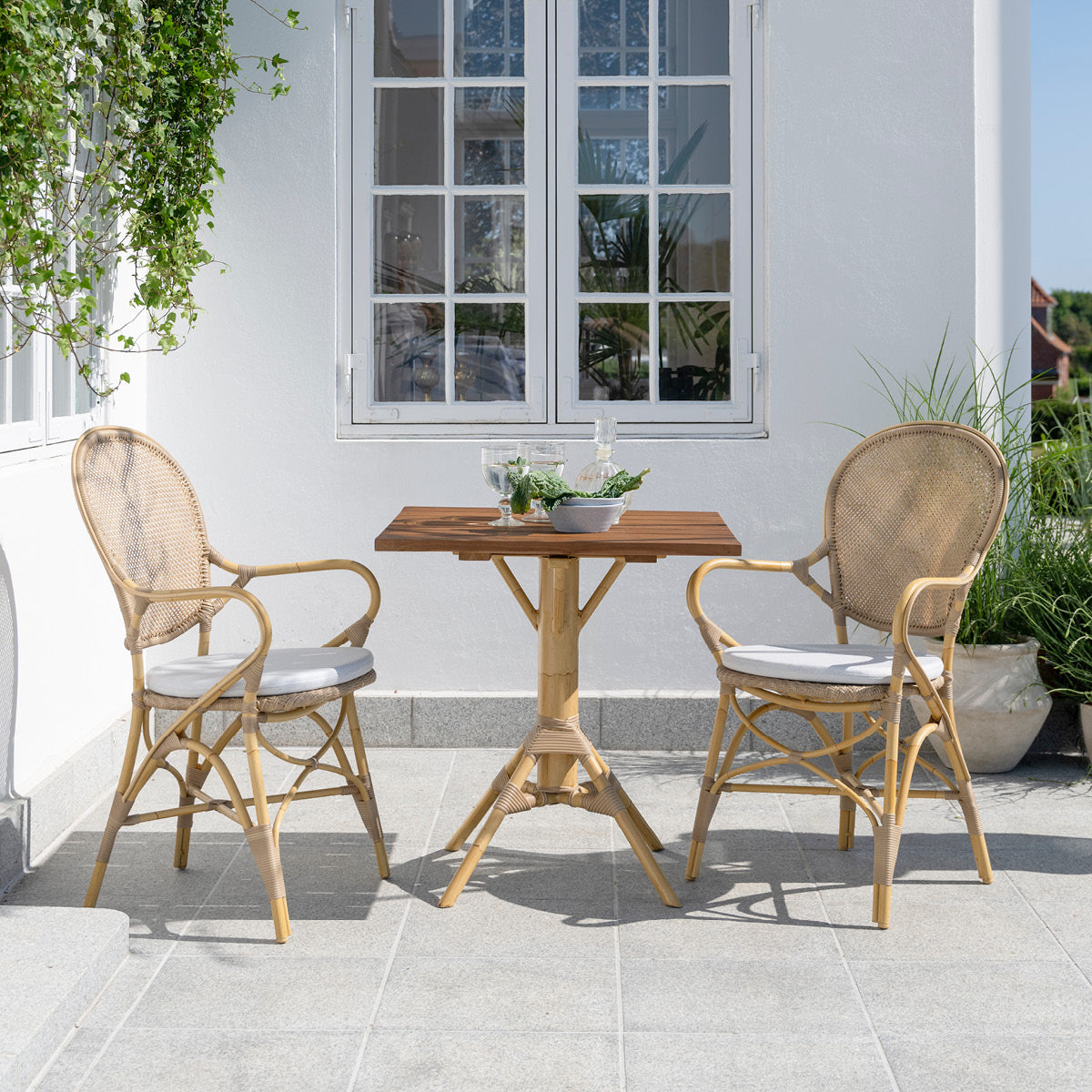 Nicole Café Tisch | Teak 70x70 cm