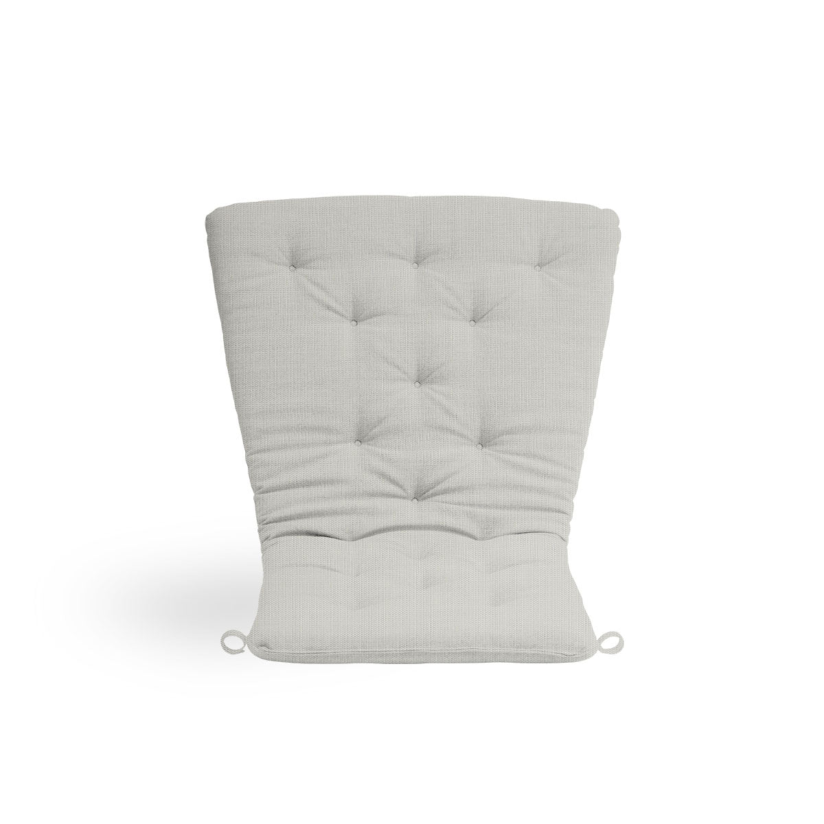 Bild von Seat- and back cushion | Teddy Exterior Lounge Chair präsentiert mit weißem Stoff