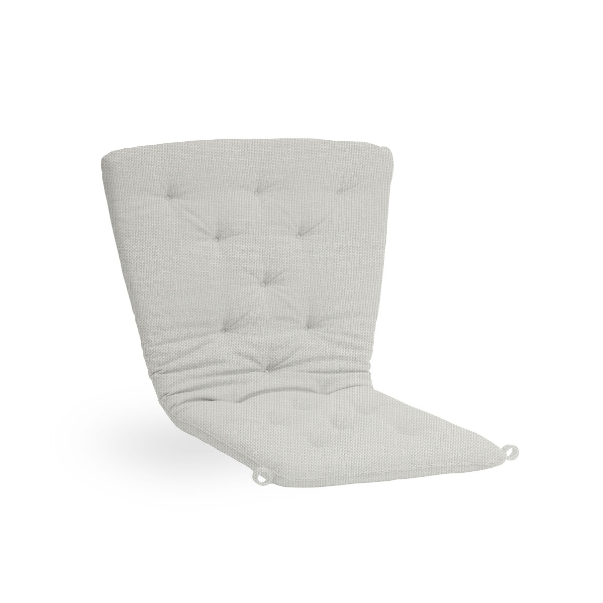 Bild von Seat- and back cushion | Teddy Exterior Lounge Chair präsentiert mit weißem Stoff