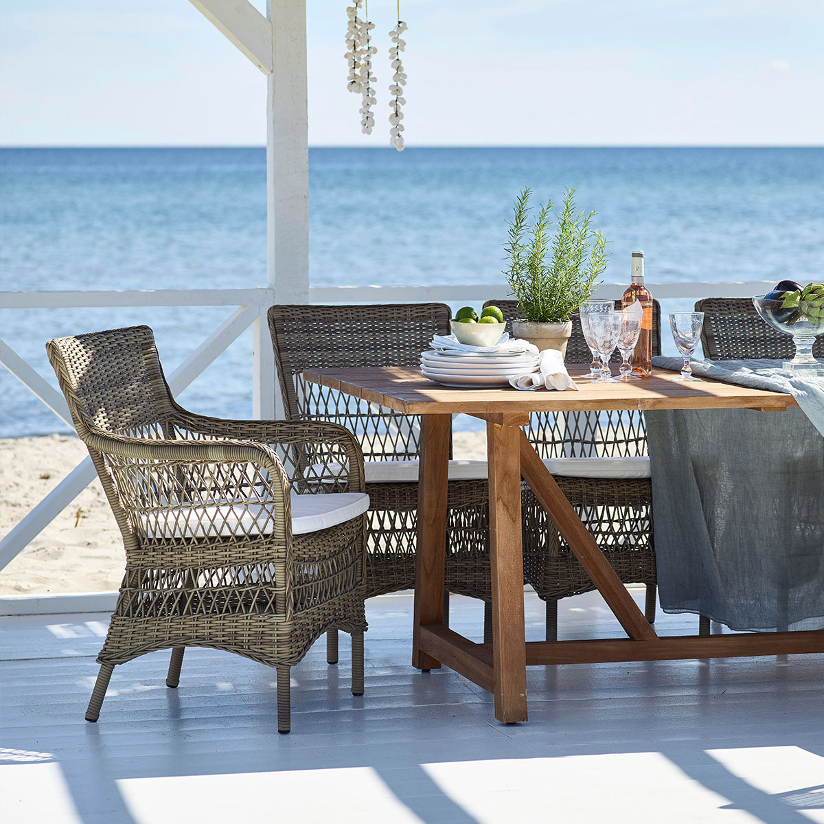 Marie Exterior Stuhl m/Armlehne