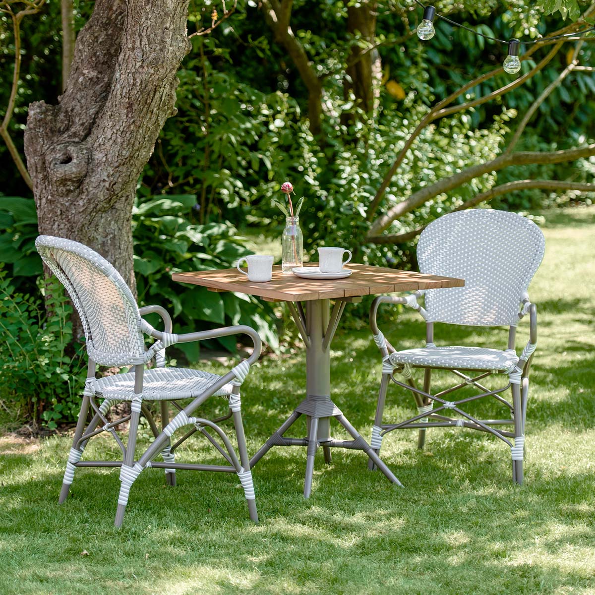 Nicole Café Tisch | Teak 70x70 cm