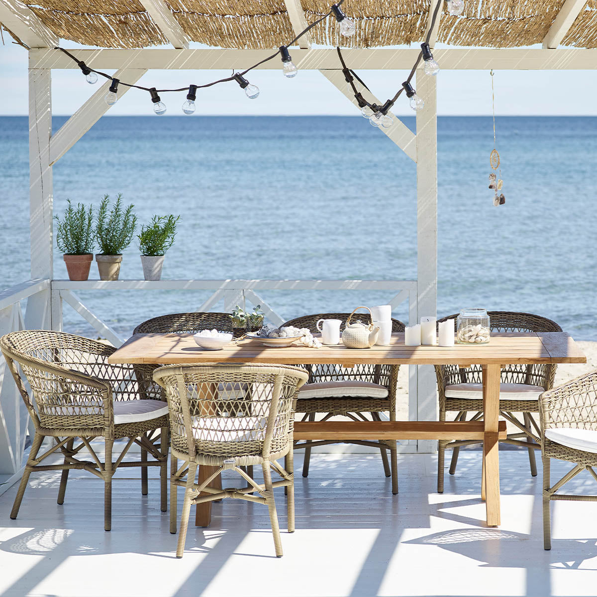 Colonial Teak Tisch 200x100 cm